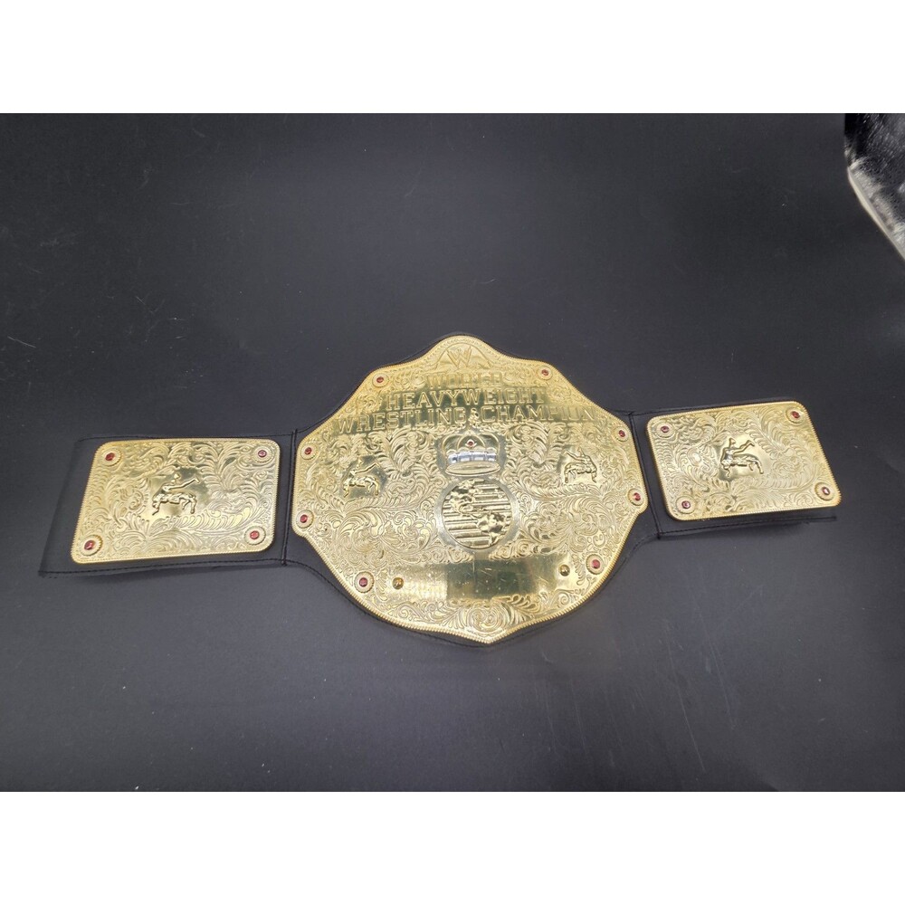 2003 Mattel WWE World Heavyweight Wrestling Champion Title Belt Childs Toy